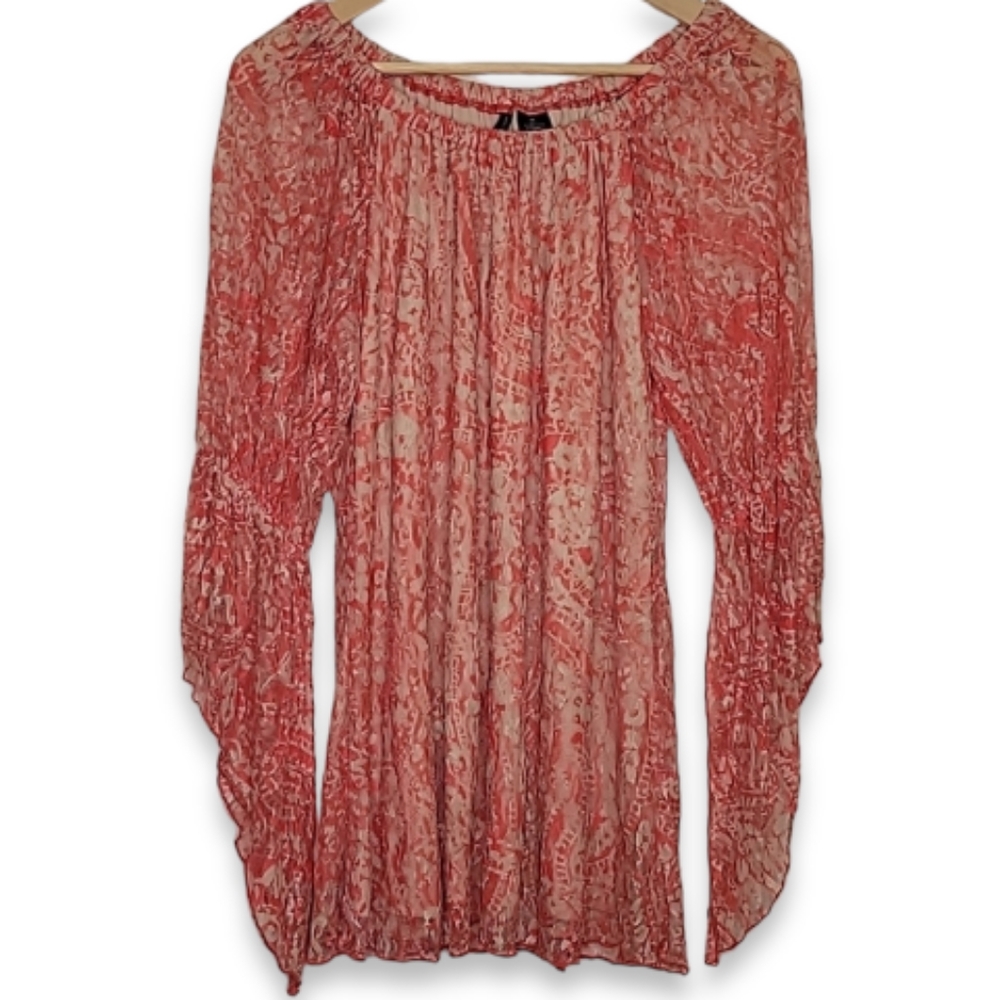 New Direction Romantic Sleeve Blouse, Size M